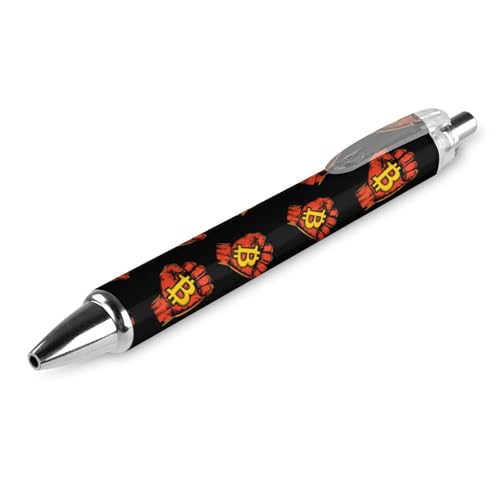QIJIUU Revolution Niedlicher Kugelschreiber, einziehbarer Kugelschreiber, 0,5 mm, für Damen und Herren, Büro, 1 Stück von QIJIUU