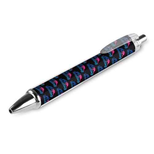 QIJIUU Wrestling Lustige Kugelschreiber, schwarze Tinte, einziehbarer Stift für glattes Schreiben, 0,5 mm, feines Bürozubehör, Geschenke, 1 Stück von QIJIUU