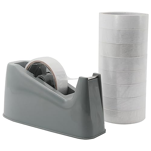 QILIMA Hochleistungs-Klebebandspender 500 mit 8 Rollen Klebeband, Grau QILIMA Hochleistungs-Klebebandspender 500 mit 8 Rollen Klebeband, Grau von QILIMA