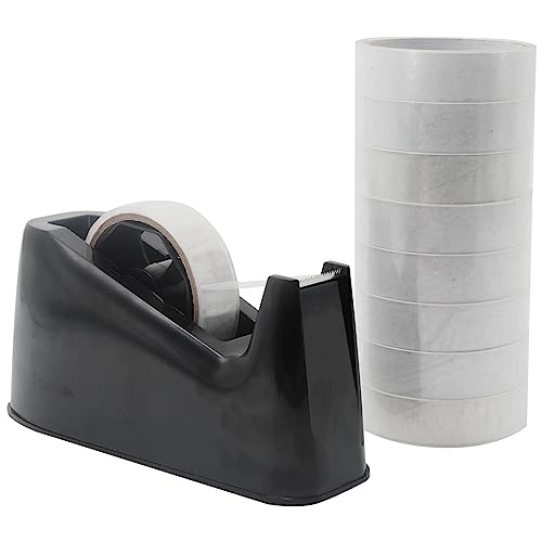QILIMA Hochleistungs-Klebebandspender 500 mit 8 Rollen Klebeband, Schwarz QILIMA Hochleistungs-Klebebandspender 500 mit 8 Rollen Klebeband, Schwarz von QILIMA