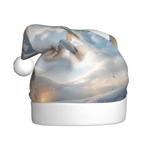 QIN&ZHENG Flock of Birds1 Personalisierte Weihnachtsmütze mit lustigem Druck Weihnachtsgeschenke für erwachsene Frauen aus Samt QIN&ZHENG Flock of Birds1 Personalisierte Weihnachtsmütze mit lustigem Druck Weihnachtsgeschenke für erwachsene Frauen aus Samt von QIN&ZHENG