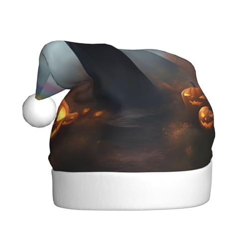 QIN&ZHENG Halloween-Hexenhut, Spinnen-Druck, personalisierbar, lustige Weihnachtsgeschenke für Frauen, Erwachsene, Samt-Plüsch, Weihnachtsmütze QIN&ZHENG Halloween-Hexenhut, Spinnen-Druck, personalisierbar, lustige Weihnachtsgeschenke für Frauen, Erwachsene, Samt-Plüsch, Weihnachtsmütze von QIN&ZHENG