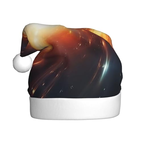 QIN&ZHENG Lustige personalisierte Weihnachtsmütze mit Osterhasendruck Neuheit lustige Weihnachtsgeschenke für erwachsene Frauen Samt Plüsch Weihnachtsmütze von QIN&ZHENG