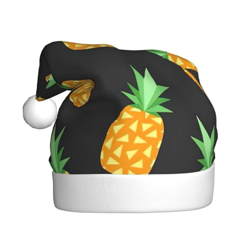 QIN&ZHENG Weihnachtsmütze mit Ananas-Aufdruck, lustige Weihnachtsgeschenke für Frauen, Erwachsene, Samt, Plüsch, Weihnachtsmütze QIN&ZHENG Weihnachtsmütze mit Ananas-Aufdruck, lustige Weihnachtsgeschenke für Frauen, Erwachsene, Samt, Plüsch, Weihnachtsmütze von QIN&ZHENG