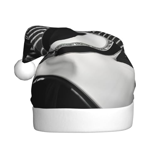 QIN&ZHENG Weihnachtsmütze mit Gitarrenmuster, personalisierbar, lustige Weihnachtsgeschenke für Frauen, Erwachsene, Samt-Plüsch, Weihnachtsmütze QIN&ZHENG Weihnachtsmütze mit Gitarrenmuster, personalisierbar, lustige Weihnachtsgeschenke für Frauen, Erwachsene, Samt-Plüsch, Weihnachtsmütze von QIN&ZHENG