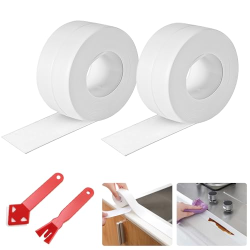 QINERSAW Dichtungsband selbstklebend Fugendichtungsband Dichtungsband Dusche PVC Dichtungsstreifen Wasserdicht Klebeband QINERSAW Dichtungsband selbstklebend Fugendichtungsband Dichtungsband Dusche PVC Dichtungsstreifen Wasserdicht Klebeband von QINERSAW