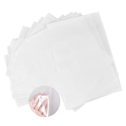 QINGZY 15 Stück Doppelseitige Klebefolie zum Aufbügeln, A4 Transparentes Bügelvlies Beidseitig Haftend, Patch Kleber für Stoff, Kleidung, Applikationen, Nähen, Reparatur, DIY-Projekte QINGZY 15 Stück Doppelseitige Klebefolie zum Aufbügeln, A4 Transparentes Bügelvlies Beidseitig Haftend, Patch Kleber für Stoff, Kleidung, Applikationen, Nähen, Reparatur, DIY-Projekte von QINGZY