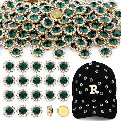 QINJIEJIE Strasssteine zum Aufnähen, Blumenkrallen, 12 mm, Kristallglas, Metallbasis, Strasssteine zum Basteln, zum Nähen, für Hüte, Taschen, Kleidung, Schuhe, Gürtel, Bastelzubehör, Grün, 200 Stück QINJIEJIE Strasssteine zum Aufnähen, Blumenkrallen, 12 mm, Kristallglas, Metallbasis, Strasssteine zum Basteln, zum Nähen, für Hüte, Taschen, Kleidung, Schuhe, Gürtel, Bastelzubehör, Grün, 200 Stück von QINJIEJIE