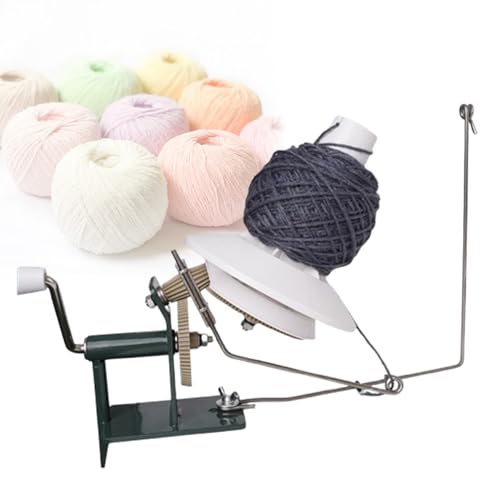 Elektrischer Garnknäuelwickler, Strickwollwickler für den Haushalt, Wickelmenge 400–500 Gramm, anwendbarer Drahtdurchmesser 3 mm, einstellbare Geschwindigkeit und Rundenzählfunktion, für Baumwollgarn Elektrischer Garnknäuelwickler, Strickwollwickler für den Haushalt, Wickelmenge 400–500 Gramm, anwendbarer Drahtdurchmesser 3 mm, einstellbare Geschwindigkeit und Rundenzählfunktion, für Baumwollgarn von QINPI