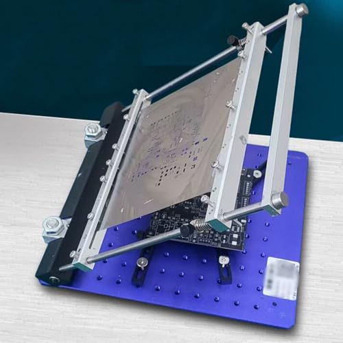 QINPI Desktop-SMT-Schablonenmaschine, Lötpasten-Siebdruckmaschine, Druckgröße 170 x 170 mm, manueller Lötpastendrucker mit festem Knopf, Werkbankgröße 260 x 210 mm, für Präzisions-PCB-Prototyping QINPI Desktop-SMT-Schablonenmaschine, Lötpasten-Siebdruckmaschine, Druckgröße 170 x 170 mm, manueller Lötpastendrucker mit festem Knopf, Werkbankgröße 260 x 210 mm, für Präzisions-PCB-Prototyping von QINPI