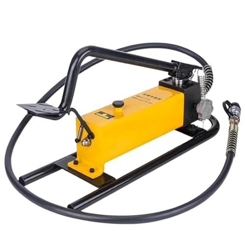 QINPI Manuelle Hydraulikpumpe mit 1200 cc, tragbares Hydraulikwerkzeug, Hochdruck 700 kg/cm², mit 3/8 Gewinde, mit zweistufigem Ölausgangsdesign, zum Biegen, Richten, Schneiden, Nieten QINPI Manuelle Hydraulikpumpe mit 1200 cc, tragbares Hydraulikwerkzeug, Hochdruck 700 kg/cm², mit 3/8 Gewinde, mit zweistufigem Ölausgangsdesign, zum Biegen, Richten, Schneiden, Nieten von QINPI