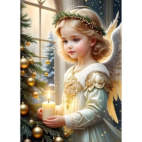 QINRUBB DIY Engel Diamond Painting Erwachsene, 5D Prinzessin Diamant Painting Bilder Anfänger, Runder Vollbohrer Diamanten Malerei Stickerei Kreuzstich Geschenke Home Wand Dekor 30x40cm QINRUBB DIY Engel Diamond Painting Erwachsene, 5D Prinzessin Diamant Painting Bilder Anfänger, Runder Vollbohrer Diamanten Malerei Stickerei Kreuzstich Geschenke Home Wand Dekor 30x40cm von QINRUBB