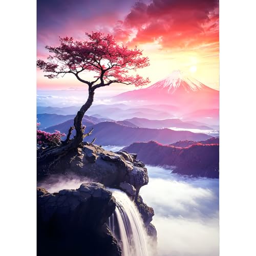 QINRUBB DIY Lebensbaum Diamant Painting Bilder Anfänger, 5D Vulkan Diamond Painting Erwachsene, Runder Vollbohrer Sonnenuntergang Diamant Kunst Kits Kreuzstich Landschaft Home Wand Dekor 30x40 cm QINRUBB DIY Lebensbaum Diamant Painting Bilder Anfänger, 5D Vulkan Diamond Painting Erwachsene, Runder Vollbohrer Sonnenuntergang Diamant Kunst Kits Kreuzstich Landschaft Home Wand Dekor 30x40 cm von QINRUBB