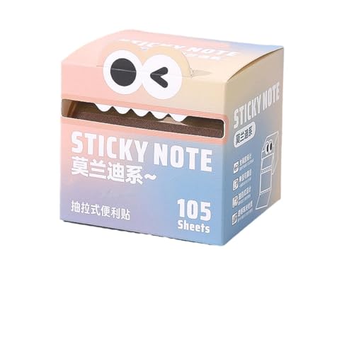 QINZITAO 150 Blatt Perlglanz-Haftnotizpapier, herausziehbare Haftnotizen, Haftnotizen, Papier, Notizblock, für Schule, Bürobedarf QINZITAO 150 Blatt Perlglanz-Haftnotizpapier, herausziehbare Haftnotizen, Haftnotizen, Papier, Notizblock, für Schule, Bürobedarf von QINZITAO
