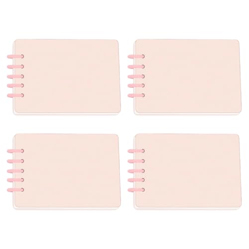 QINZITAO 4 kleine Doppelspulenbindung, Notizblöcke, 7,1 x 10,2 cm, 160 Seiten, liniert, kleiner Schreibblock, Notizbuch zum Schreiben, 4 Stück QINZITAO 4 kleine Doppelspulenbindung, Notizblöcke, 7,1 x 10,2 cm, 160 Seiten, liniert, kleiner Schreibblock, Notizbuch zum Schreiben, 4 Stück von QINZITAO