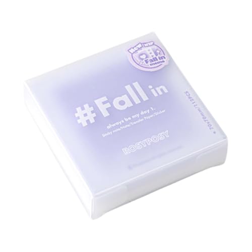 QINZITAO Dreamy Gradients farbige Haftnotizen, schöner Schreibblock, einfacher Notizblock, einfach zu schreiben, multifunktionaler Notizblock von QINZITAO