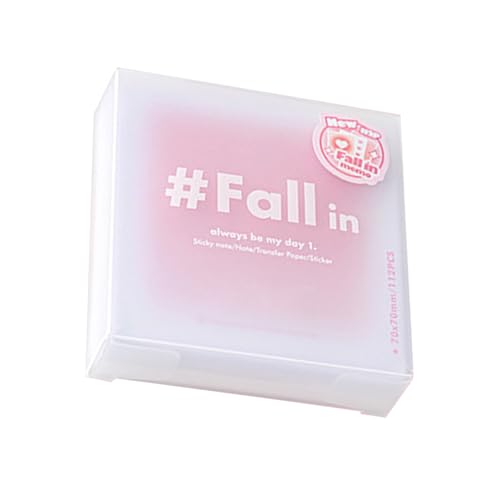 QINZITAO Haftnotizen, durchscheinend, 7 x 7 cm, selbstklebendes Notizpapier zum Schreiben, Journaling, Schule, Bürobedarf QINZITAO Haftnotizen, durchscheinend, 7 x 7 cm, selbstklebendes Notizpapier zum Schreiben, Journaling, Schule, Bürobedarf von QINZITAO