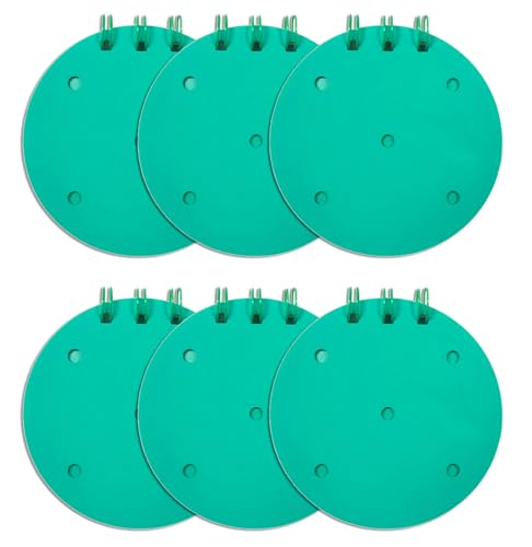 QINZITAO Notizblöcke, klein, Doppelspulenbindung, 8,4 x 9,4 cm, 40 Seiten, unliniert, kleiner Skizzenblock, Notizbuch zum Schreiben, 6 Stück QINZITAO Notizblöcke, klein, Doppelspulenbindung, 8,4 x 9,4 cm, 40 Seiten, unliniert, kleiner Skizzenblock, Notizbuch zum Schreiben, 6 Stück von QINZITAO