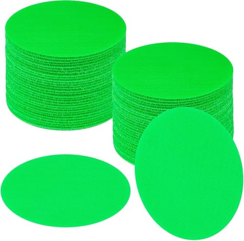 QINZITAO Teppich-Punkt-Marker, 10,2 cm oder 12,7 cm, bunte Bodenpunkte, rund, flach, Sport-Marker für Klassenzimmer, Kindergarten, Fitnessstudio, 30 Stück von QINZITAO
