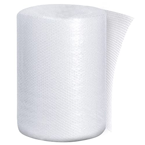 Luftpolsterfolie Verpackungsfolie Luftpolster 22m 3-lagig Bubble Wrap Roll Noppenfolie mit 20Stück Aufkleber für Zerbrechliche Gegenstände Enthalten für Umzug und Versand von QIQN