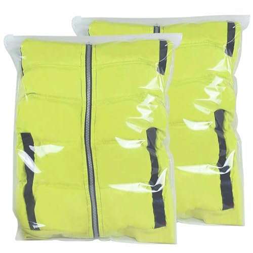 QISF 30 Stücke Zip Beutel Groß Wiederverwendbar - 50 x 60 cm Zipper Beutel Reisetasche Wasserdichte Transparent Zip Tüten Plastikbeutel Aufbewahrungsbeutel für Decke und Kleidung QISF 30 Stücke Zip Beutel Groß Wiederverwendbar - 50 x 60 cm Zipper Beutel Reisetasche Wasserdichte Transparent Zip Tüten Plastikbeutel Aufbewahrungsbeutel für Decke und Kleidung von QISF