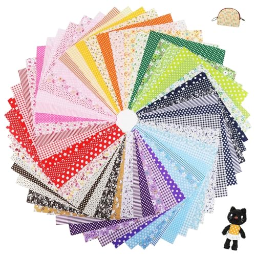 50 Stück Stoffe zum Nähen, 20 x 20 cm Baumwollstoff Paket Patchwork Stoffe Stücke Paket Baumwolltuch Stoffpaket Stoffes Set, Bunt Muster Baumwollstoff für Kleidung Vorhänge Bettwäsche DIY Basteln 50 Stück Stoffe zum Nähen, 20 x 20 cm Baumwollstoff Paket Patchwork Stoffe Stücke Paket Baumwolltuch Stoffpaket Stoffes Set, Bunt Muster Baumwollstoff für Kleidung Vorhänge Bettwäsche DIY Basteln von QITIXI:OU