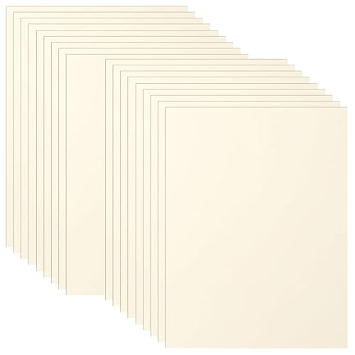 60 Blatt A4 Bastelkarton Elfenbein, 250gsm Dickes Papier A4 Zum Drucken, Bunte Bastelkarten für Die Herstellung Von Visitenkarten, Hochzeitseinladungen, Einladungskarten, Kunst und Handwerk von QITIXI:OU