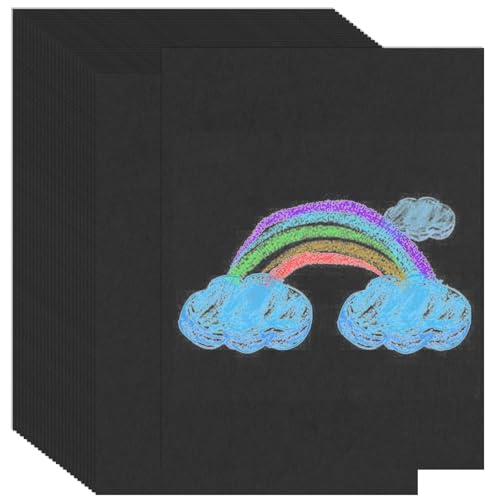 60 Blatt A4 Bastelkarton von QITIXI:OU