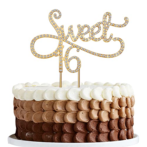 Gold Tortendeko Zahl 16 Kuchendeko,Glitzer Diamanten zahlen Tortenaufleger Cupcake Topper Tortenstecker Tortenaufsatz Zahnstocher Deko für Sweet 16. Jahre Mädchen Hochzeit Geburtstag Party Dekoration Gold Tortendeko Zahl 16 Kuchendeko,Glitzer Diamanten zahlen Tortenaufleger Cupcake Topper Tortenstecker Tortenaufsatz Zahnstocher Deko für Sweet 16. Jahre Mädchen Hochzeit Geburtstag Party Dekoration von QIUJUNDE