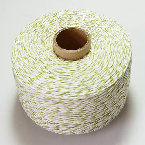 Bunte 200 m/Rolle Baumwollschnüre Bäckerschnur dünner Seilschnurfaden für die Dekoration von Geschenkverpackungen zum Selbermachen von QIUMING
