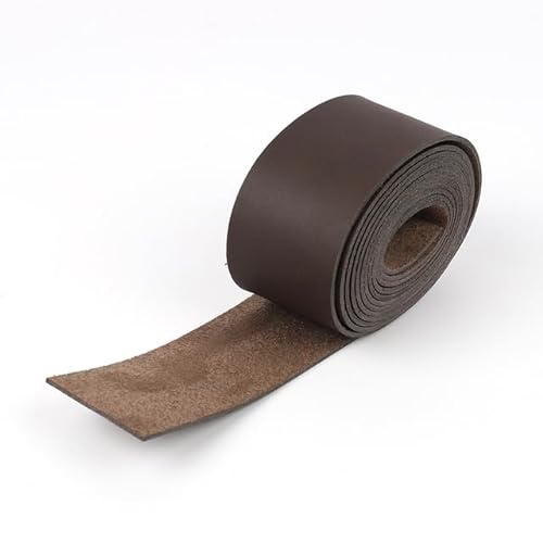 QIUMING (2 Meter/Stück) Mikrofaser-Lederband, braunes Kaffeebraun, weiches Lederband für selbstgemachte Schmucktaschen, Accessoires, Kleidung, Gürtel von QIUMING