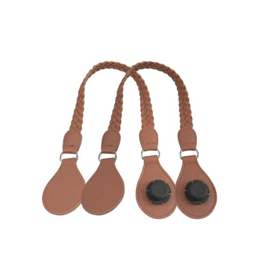 QIUMING 1 Paar Lange und Kurze Griffe aus gewebtem PU-Leder mit Tropfenende für Klassische Mini-O-Taschen, Obags, Damentaschen und Umhängetaschen QIUMING 1 Paar Lange und Kurze Griffe aus gewebtem PU-Leder mit Tropfenende für Klassische Mini-O-Taschen, Obags, Damentaschen und Umhängetaschen von QIUMING