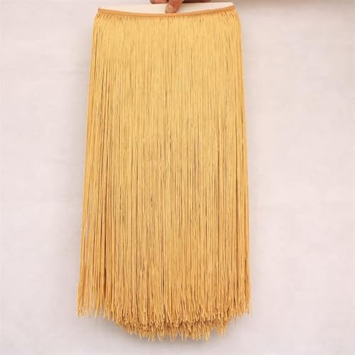 QIUMING 10 Meter 50 cm Lange Spitze Fransenbesatz Quaste Fransenbesatz Für DIY Latin Kleid Bühne Kleidung Zubehör Spitzenband QIUMING 10 Meter 50 cm Lange Spitze Fransenbesatz Quaste Fransenbesatz Für DIY Latin Kleid Bühne Kleidung Zubehör Spitzenband von QIUMING