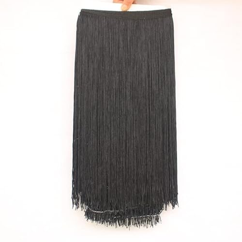 QIUMING 10 Meter 50 cm Lange Spitze Fransenbesatz Quaste Fransenbesatz Für DIY Latin Kleid Bühne Kleidung Zubehör Spitzenband QIUMING 10 Meter 50 cm Lange Spitze Fransenbesatz Quaste Fransenbesatz Für DIY Latin Kleid Bühne Kleidung Zubehör Spitzenband von QIUMING