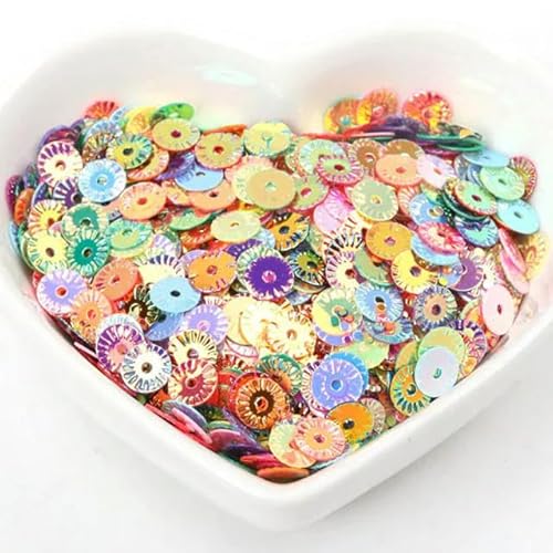 QIUMING 10g 3-30mm stereoskopische Ebene PVC lose Pailletten Pailletten Nähen Handwerk Kinder DIY Kleidungsstück Dekoration Zubehör von QIUMING