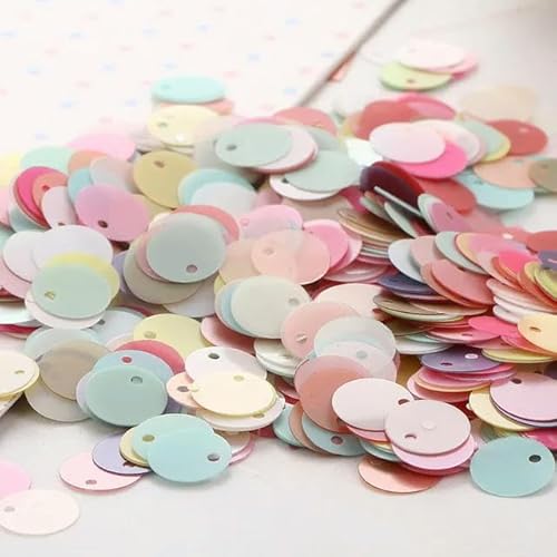 QIUMING 240 Teile/los Größe 1 cm Pailletten Pailletten nähen Handwerk Mit Seitlichem Loch Bauchtanz Anhänger DIY Zubehör von QIUMING