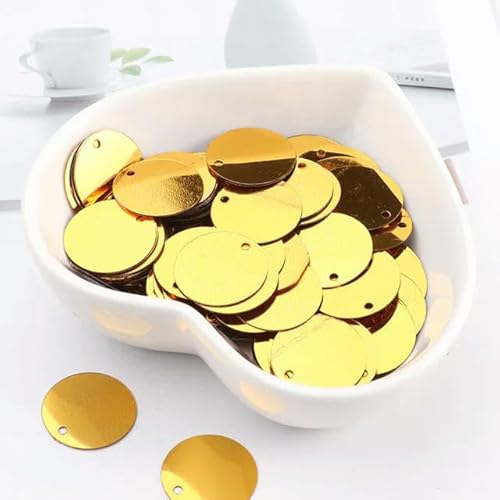 QIUMING 30g/Packung Runde Pailletten 6mm 8mm 10mm 15mm 20mm 30mm Nähpailletten zum Basteln, Schmuckzubehör, Hochzeitskleid Basteln 28 Farben QIUMING 30g/Packung Runde Pailletten 6mm 8mm 10mm 15mm 20mm 30mm Nähpailletten zum Basteln, Schmuckzubehör, Hochzeitskleid Basteln 28 Farben von QIUMING