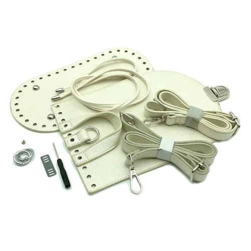 QIUMING 7 Teile/Satz Handgemachte Handtasche Schulter Gurt Woven Tasche Set Leder Tasche Böden Mit Hardware Zubehör Für DIY Tasche Rucksack von QIUMING