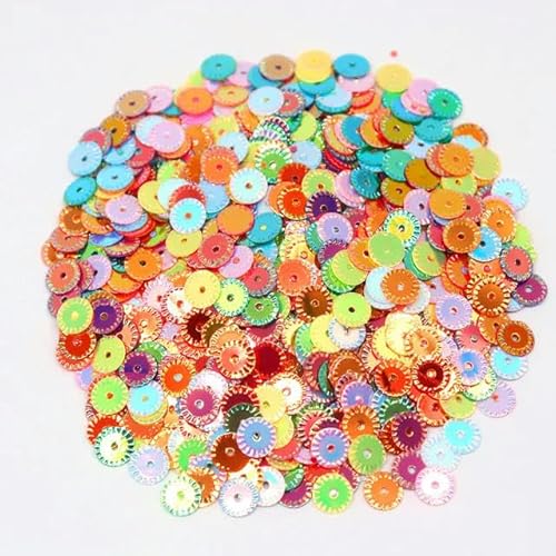 QIUMING Blumen-Pailletten, 6 mm, lose Pailletten zum Basteln, Pailetten, Cucito, Basteln, Nähen, Paillette, Lentejuelas para Coser, 10 g QIUMING Blumen-Pailletten, 6 mm, lose Pailletten zum Basteln, Pailetten, Cucito, Basteln, Nähen, Paillette, Lentejuelas para Coser, 10 g von QIUMING