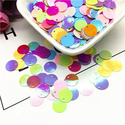 QIUMING Pailletten, 10/15/20/25/30 mm, PVC, flach, rund, lose Pailletten, Pailletten, Nähen, Hochzeit, Bastelzubehör, Lentejuelas, 10 g QIUMING Pailletten, 10/15/20/25/30 mm, PVC, flach, rund, lose Pailletten, Pailletten, Nähen, Hochzeit, Bastelzubehör, Lentejuelas, 10 g von QIUMING