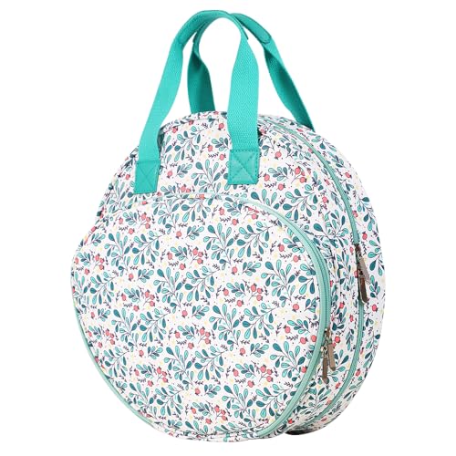 Garntasche,Garn-Organizer, Aufbewahrungstasche Wolle, Stricktasche, Aufbewahrungstasche für Garne,Basteltasche zum Häkeln,Stickerei Nähtaschen für Strickzubehör & Häkelprojekte von QIUPFGUT
