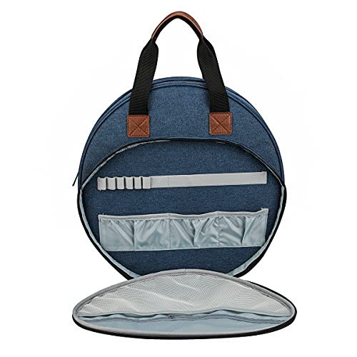QIUPFGUT Garntasche,Garn-Organizer, Aufbewahrungstasche Wolle, Stricktasche, Aufbewahrungstasche für Garne,Basteltasche zum Häkeln,Stickerei Nähtaschen für Strickzubehör & Häkelprojekte von QIUPFGUT