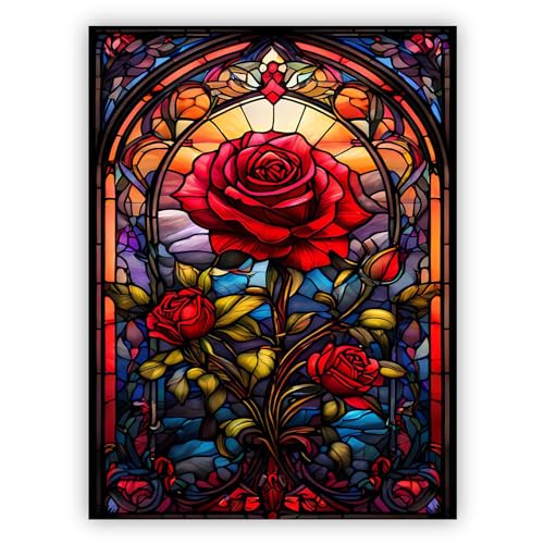 QIUQI Diamant Painting Bilder, Diamond Painting Rose, Diamond Painting Set für Erwachsene und Kinder, DIY Diamant Malerei Bilder für Home Wall Décor Geschenk 30×30 cm QIUQI Diamant Painting Bilder, Diamond Painting Rose, Diamond Painting Set für Erwachsene und Kinder, DIY Diamant Malerei Bilder für Home Wall Décor Geschenk 30×30 cm von QIUQI