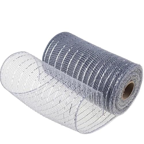 QIUSHIBO TüLlrolle 10 Yard Glitter Pailletten Tüll Rolle Gold Silber Sparkly Glitter Tüll Mesh Hochzeit Party Dekoration TüLl Stoff Rolle(3) von QIUSHIBO