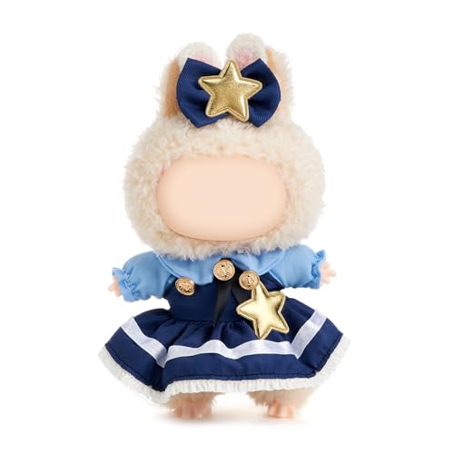 Kleidung für Puppen (Keine Puppe enthalten), 17/15cm Puppenkleidungsset für Puppenoutfit, Accessoires für Puppen,Kaninchen von QIUTIMIY