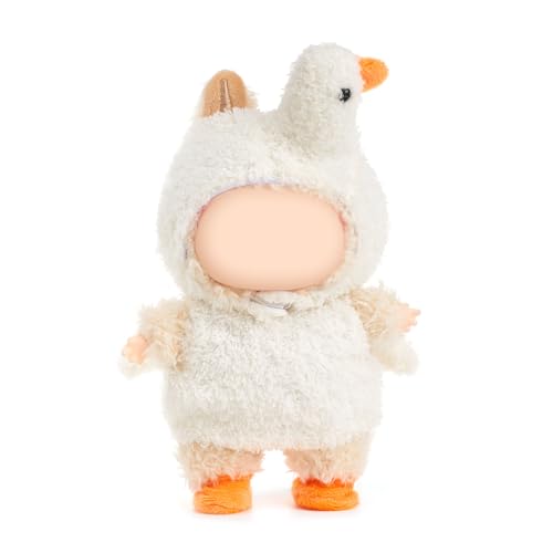 Kleidung für Puppen (Keine Puppe enthalten), 17/15cm Puppenkleidungsset für Puppenoutfit, Accessoires für Puppen,Kleiner Schwan von QIUTIMIY