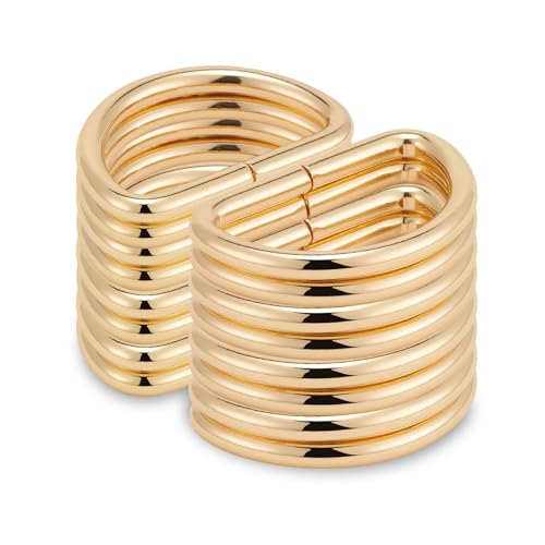 QIUTIMIY 50 Stück D-förmige Metallschnallen für Geldbörsen, Hardware, Nähzubehör, Basteln,Gold,25 mm QIUTIMIY 50 Stück D-förmige Metallschnallen für Geldbörsen, Hardware, Nähzubehör, Basteln,Gold,25 mm von QIUTIMIY
