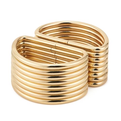 QIUTIMIY 50 Stück Metall D Ring Schnalle geschweißt für Geldbörse, Hardware Nähzubehör Basteln Handarbeit,Gold,38 mm QIUTIMIY 50 Stück Metall D Ring Schnalle geschweißt für Geldbörse, Hardware Nähzubehör Basteln Handarbeit,Gold,38 mm von QIUTIMIY
