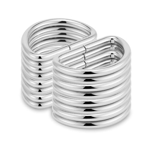 QIUTIMIY 50 Stück Metall D Ring Schnalle geschweißt für Geldbörse, Hardware Nähzubehör Basteln Handarbeit,Silber,25 mm QIUTIMIY 50 Stück Metall D Ring Schnalle geschweißt für Geldbörse, Hardware Nähzubehör Basteln Handarbeit,Silber,25 mm von QIUTIMIY