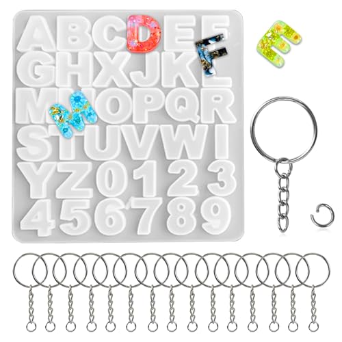 QIWEIS Silikonform Buchstaben Groß Silikonform Zahlen silikonformen gießformen Buchstaben Silikonformen Epoxidharz mit Buchstaben für Geburtstag Hochzeit Party Weihnachten Kunst Basteln Ornamente QIWEIS Silikonform Buchstaben Groß Silikonform Zahlen silikonformen gießformen Buchstaben Silikonformen Epoxidharz mit Buchstaben für Geburtstag Hochzeit Party Weihnachten Kunst Basteln Ornamente von QIWEIS